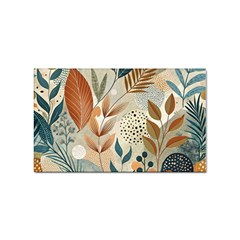 Leaves Pattern Flora Sticker Rectangular (10 Pack) by Sabxi