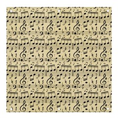 Music Melody Notes Sheet Music Banner And Sign 4  X 4  by Sabxi