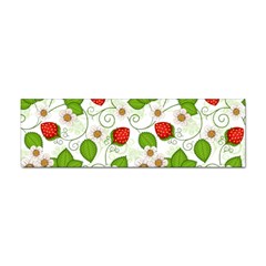 Strawberry Fruit Pattern Leaves Sticker Bumper (100 Pack) by Sabxi