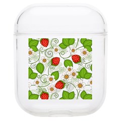 Strawberry Fruit Pattern Leaves Soft Tpu Airpods 1/2 Case by Sabxi