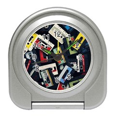 Abstract Case Travel Alarm Clock by kyorashop23