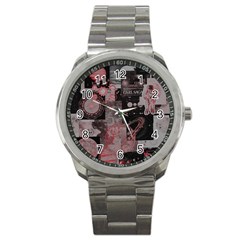 Aesthetic , Aesthetic, Dark Sport Metal Watch by kyorashop23