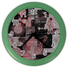 Aesthetic , Aesthetic, Dark Color Wall Clock by kyorashop23