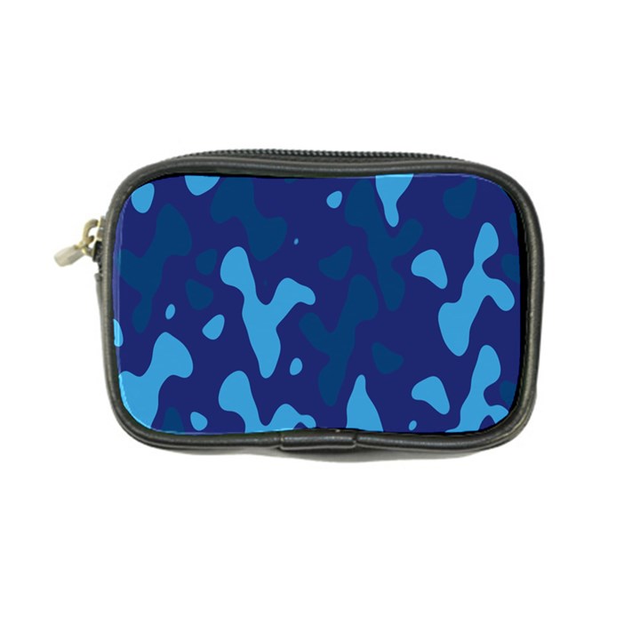 Blue Camouflage Pattern Coin Purse