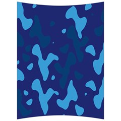 Blue Camouflage Pattern Back Support Cushion by kyorashop23