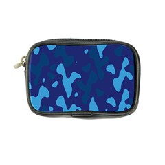 Blue Camouflage Pattern Coin Purse by kyorashop23