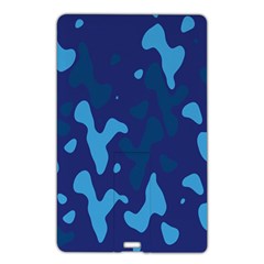 Blue Camouflage Pattern Name Card Style Usb Flash Drive by kyorashop23