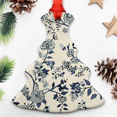 Blue Vintage Background Ornament (christmas Tree)  by kyorashop23