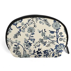 Blue Vintage Background Accessory Pouch (large) by kyorashop23