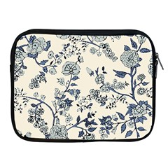 Blue Vintage Background Apple Ipad 2/3/4 Zipper Cases by kyorashop23