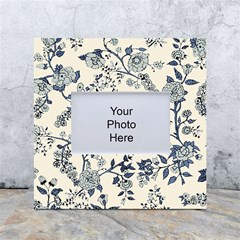 Blue Vintage Background White Box Photo Frame 4  X 6  by kyorashop23