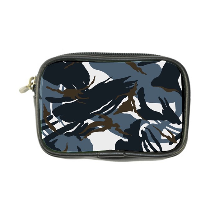 Blue Winter Camouflage, Military Camouflage Coin Purse