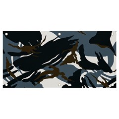 Blue Winter Camouflage, Military Camouflage Banner And Sign 4  X 2  by kyorashop23