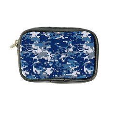 Blue, Camouflage, Cool, Navy, New, Pattern Coin Purse by kyorashop23