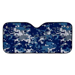 Blue, Camouflage, Cool, Navy, New, Pattern Car Windshield Sunshade by kyorashop23