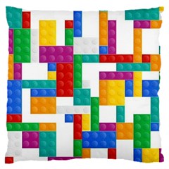 Colorful Bricks, Bricks, Colorful 18  Baby Flannel Cushion Case (two Sides) by kyorashop23