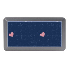 Corazones, Blue, Pattern Memory Card Reader (mini) by kyorashop23