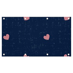 Corazones, Blue, Pattern Banner And Sign 7  X 4  by kyorashop23