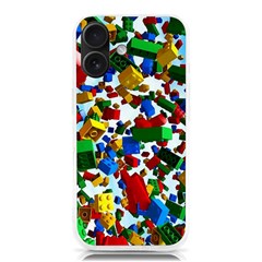 Falling Lego Bricks, Desenho, Fall, Games Iphone 16 Tpu Uv Print Case by kyorashop23