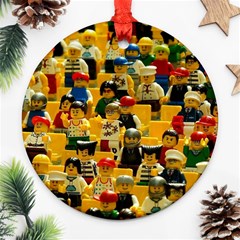 Lego People, Games Round Ornament (two Sides) by kyorashop23