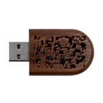 Lego People, Games Wood Oval USB Flash Drive USB