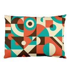 Retro Colorful Background, Retro Abstraction Pillow Case by kyorashop23