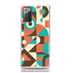 Retro Colorful Background, Retro Abstraction Samsung Galaxy Note 20 Tpu Uv Case by kyorashop23