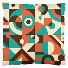 Retro Colorful Background, Retro Abstraction 16  Baby Flannel Cushion Case (two Sides) by kyorashop23