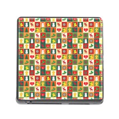 Template Christmas Pattern Memory Card Reader (square 5 Slot) by Proyonanggan