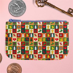 Template Christmas Pattern Large Coin Purse by Proyonanggan