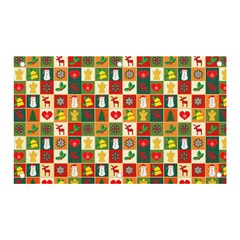 Template Christmas Pattern Banner And Sign 5  X 3  by Proyonanggan