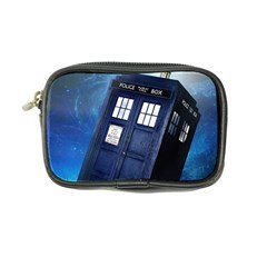 Tardis Doctor Who Space Blue Coin Purse by Cemarart