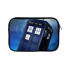 Tardis Doctor Who Space Blue Apple Ipad Mini Zipper Cases by Cemarart