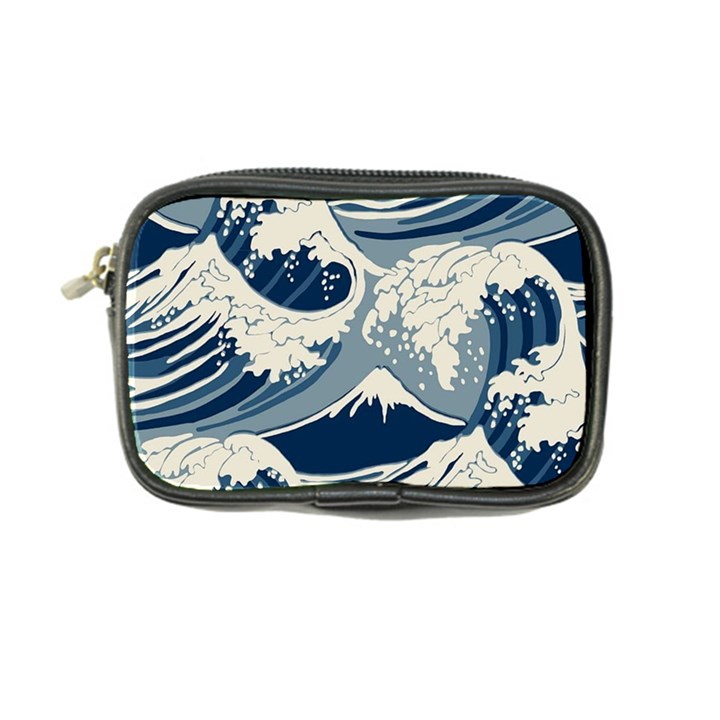 Japanese Wave Pattern Coin Purse