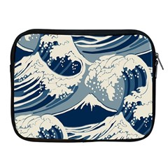 Japanese Wave Pattern Apple Ipad 2/3/4 Zipper Cases by Cemarart