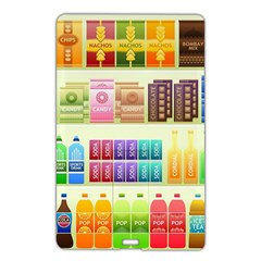 Supermarket Shelf Products Snacks Name Card Style Usb Flash Drive by Cemarart