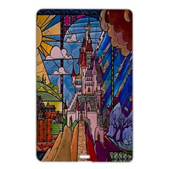 Castle Building Stained Glass Name Card Style Usb Flash Drive by Cemarart