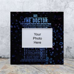 Doctor Who Tardis White Box Photo Frame 4  X 6  by Cemarart