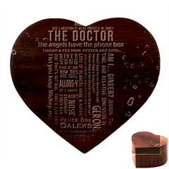 Doctor Who Tardis Heart Wood Jewelry Box by Cemarart