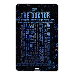 Doctor Who Tardis Name Card Style Usb Flash Drive by Cemarart