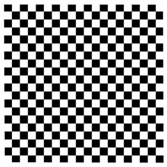 Pattern Checkered Squares Black White Pattern Wooden Puzzle Square by Sabxi