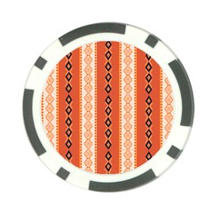 Geometrical Geometric Pattern Poker Chip Card Guard (10 Pack) by Sabxi