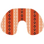 Geometrical Geometric Pattern Travel Neck Pillow Back