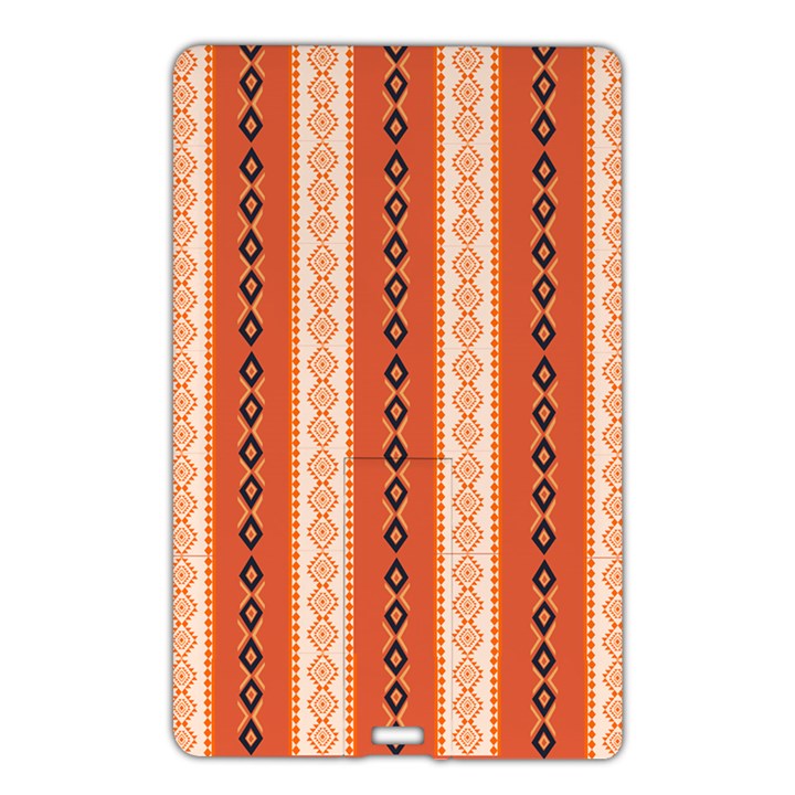 Geometrical Geometric Pattern Name Card Style USB Flash Drive