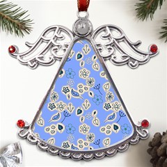 Abstract Pattern Metal Angel With Crystal Ornament by Sabxi