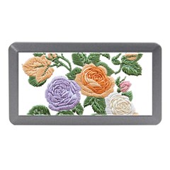 Embroidery Roses Floral Design Memory Card Reader (mini) by Sabxi