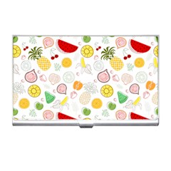 Pattern Seamless Texture Fruit Business Card Holder by Sabxi