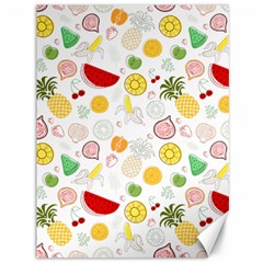 Pattern Seamless Texture Fruit Canvas 36  X 48  by Sabxi