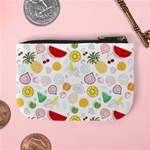 Pattern Seamless Texture Fruit Mini Coin Purse Back