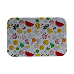 Pattern Seamless Texture Fruit Open Lid Metal Box (silver)   by Sabxi